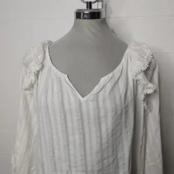 HESTER & Orchard Boho Cotton Blouse Size 2X - Picture 5 of 5